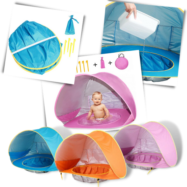 Premium Portable Baby Beach Tent With UV Protection Mini Pool