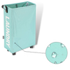 Foldable Laundry Basket With Wheels For Easy Transport And Space Saving