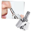 Manual Nose And Ear Hair Trimmer Painless Stainless Steel Portable