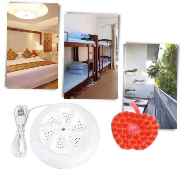Portable Ultrasonic Washing And Dishwashing Unit For Effortless Cleaning