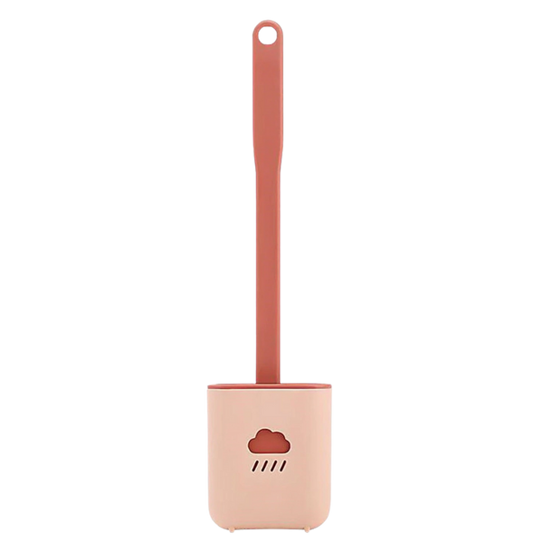 Premium Silicone Toilet Brush With Flat Head For Deep Cleaning