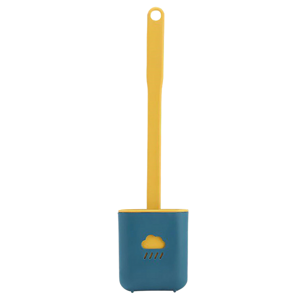 Premium Silicone Toilet Brush With Flat Head For Deep Cleaning