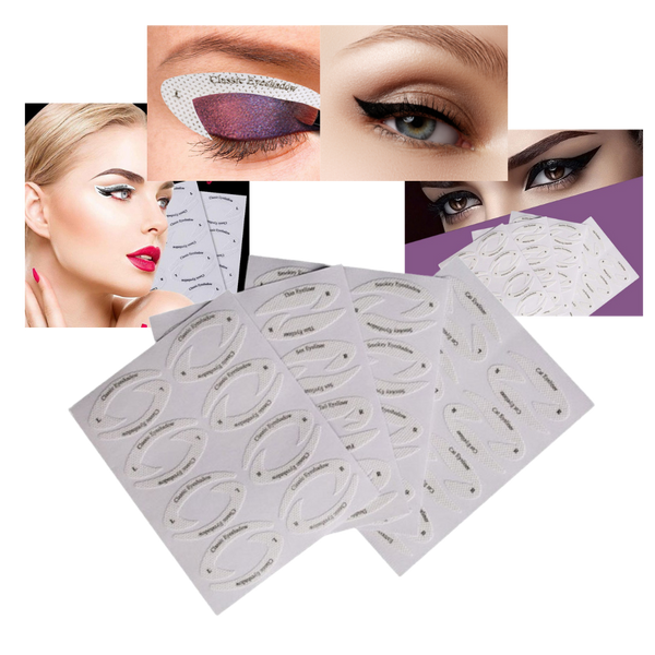 Quick Eyeliner Stencil Set With 10 Looks For Flawless Eyes