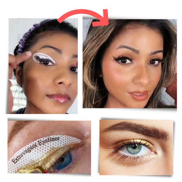 Quick Eyeliner Stencil Set With 10 Looks For Flawless Eyes