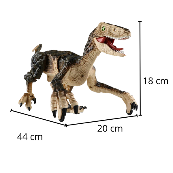 Dinosaur RC Toy With Realistic Movements And Rechargeable Battery