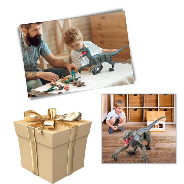 Dinosaur RC Toy With Realistic Movements And Rechargeable Battery