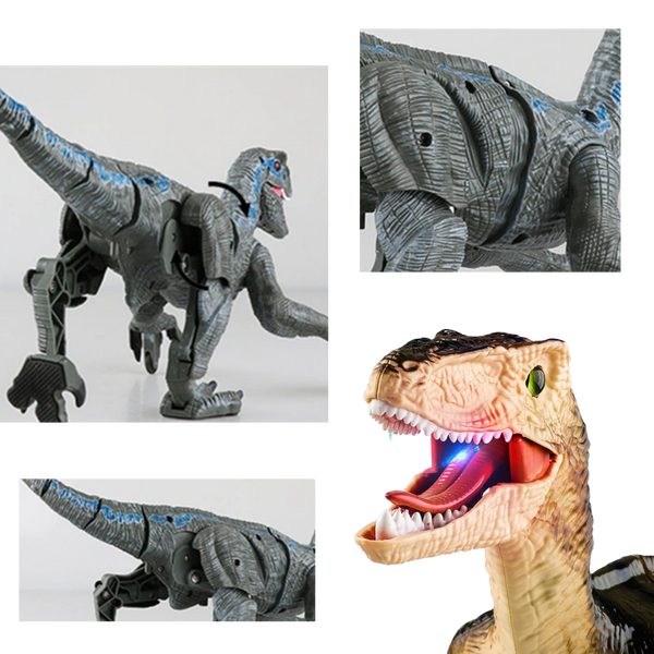 Dinosaur RC Toy With Realistic Movements And Rechargeable Battery