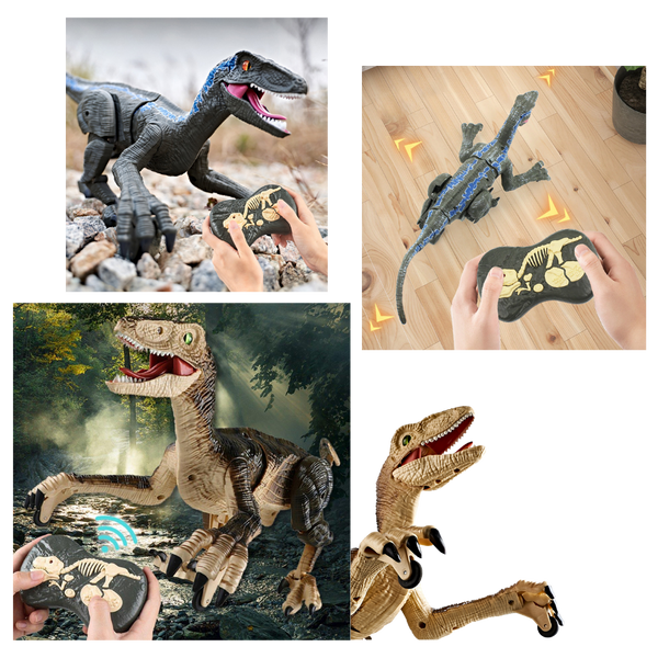 Dinosaur RC Toy With Realistic Movements And Rechargeable Battery