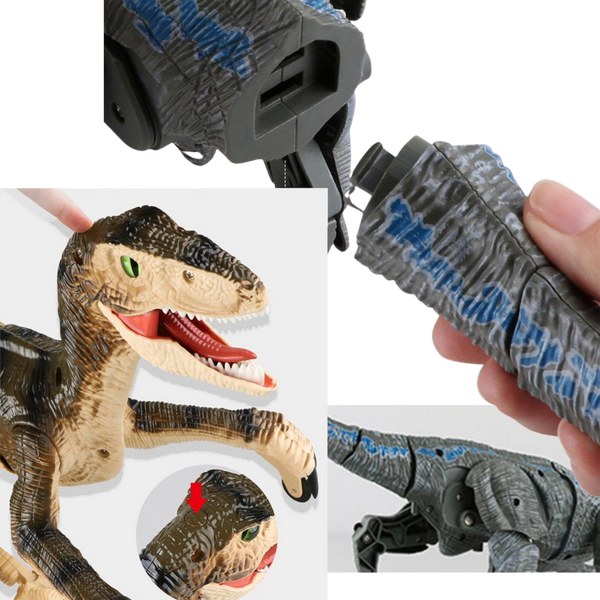 Dinosaur RC Toy With Realistic Movements And Rechargeable Battery