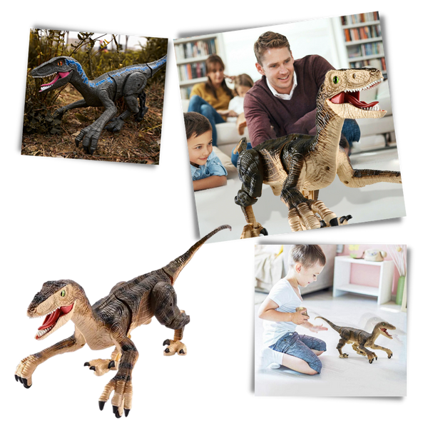Dinosaur RC Toy With Realistic Movements And Rechargeable Battery