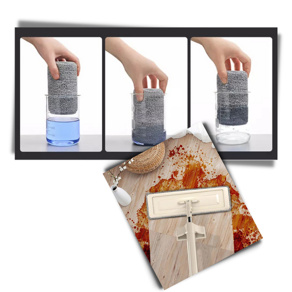 Replacement Mop Pack With Absorbent Durable Heads For Lasting Cleaning