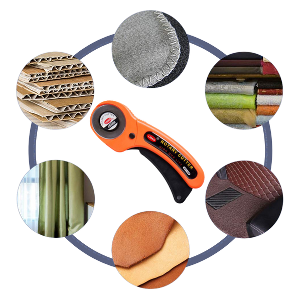Fabric Rotary Cutter For Fast And Precise Cuts With Ergonomic Grip