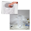 Crystal Table Lamp With Ambient Glow Elevating Room Ambiance