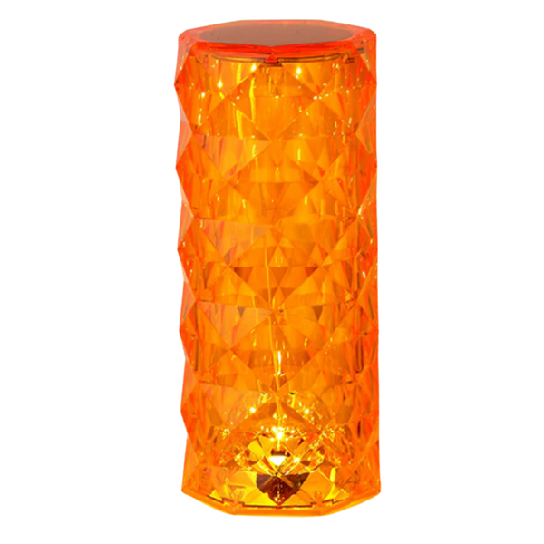 Crystal Table Lamp With Ambient Glow Elevating Room Ambiance