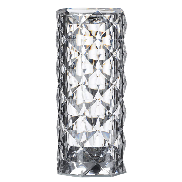 Crystal Table Lamp With Ambient Glow Elevating Room Ambiance