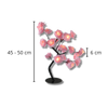 Rose Tree Lamp With Soothing Dim Light And Touch Activated Switch