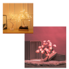 Rose Tree Lamp With Soothing Dim Light And Touch Activated Switch