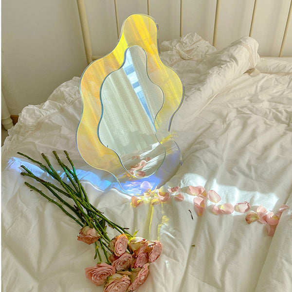 Rainbow Irregular Shapes Acrylic Mirror