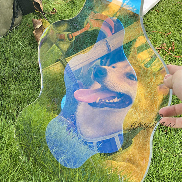 Rainbow Irregular Shapes Acrylic Mirror