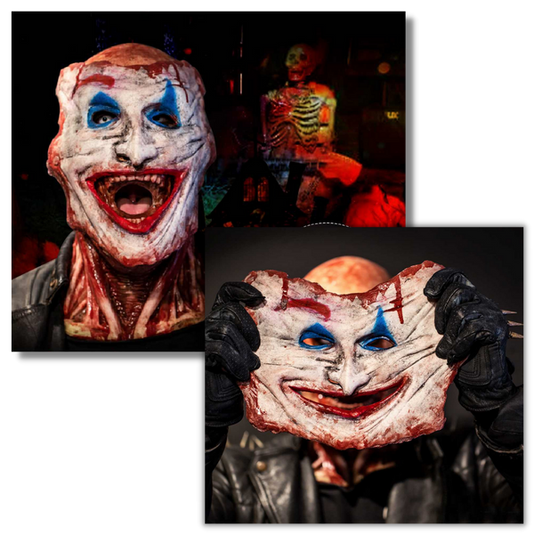 Realistic Halloween Double Layer Horror Mask With Clear Visibility