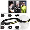 Rechargeable LED Headlamp With 350 Lumen Dual Beam For Nighttime Activities