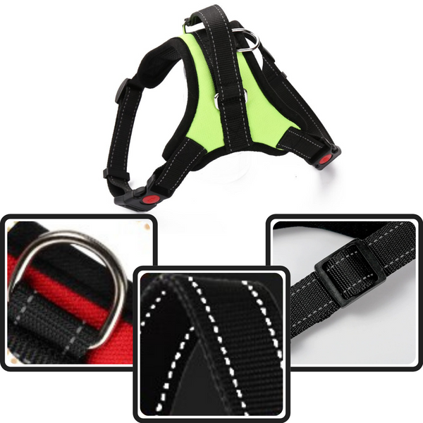 Saddle Style Reflective Dog Harness With Adjustable Straps