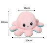 Two Sided Mini Octopus Plush Toy For Mood Expression
