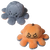 Two Sided Mini Octopus Plush Toy For Mood Expression