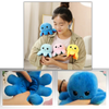 Two Sided Mini Octopus Plush Toy For Mood Expression