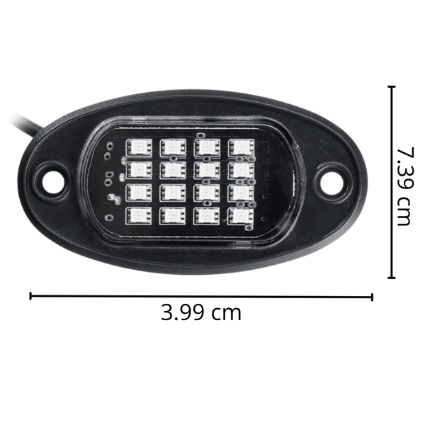 8-Pack RGB Vehicle Lights With App Control And Waterproof Durability