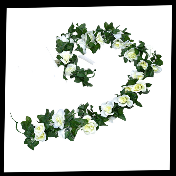 Low Maintenance Silk Rose Garland For Elegant Home Décor