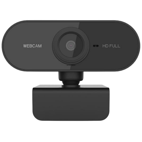 Rotating Full HD USB Webcam With Built In Microphone For Clear Video Calls