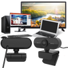 Rotating Full HD USB Webcam With Built In Microphone For Clear Video Calls