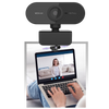 Rotating Full HD USB Webcam With Built In Microphone For Clear Video Calls