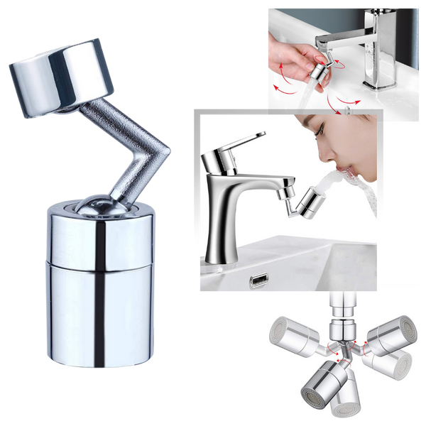360 Degree Swivel Faucet Nozzle For Anti Splash And Water Saving