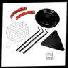 Portable Round Charcoal Grill For Easy Outdoor Barbecue