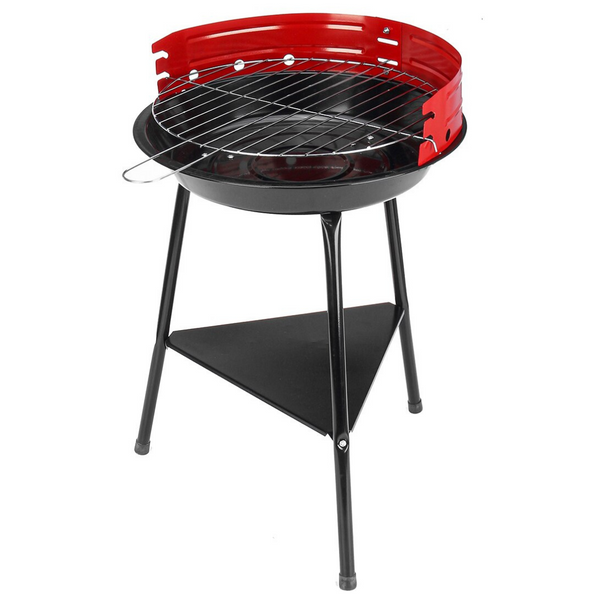 Portable Round Charcoal Grill For Easy Outdoor Barbecue
