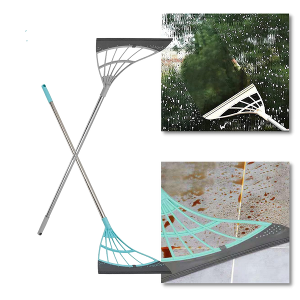 Adjustable Telescopic Rubber Sweeper For Easy Floor And Window Cleaning
