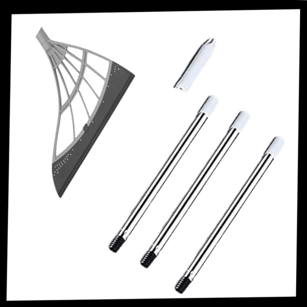 Adjustable Telescopic Rubber Sweeper For Easy Floor And Window Cleaning