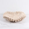 Organic Faux Travertine Sculptural Centerpiece For Modern Home Decor