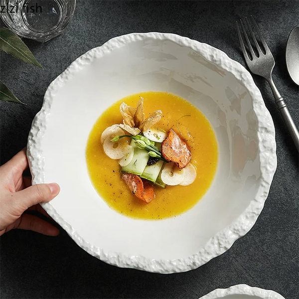 Luxury Ceramic Paleo Serving Bowl For Ancestral Health And Rustic Dining