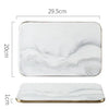 Elegant Gold Trim Marble Cutting Board For Kitchen Food Prep And Serving