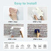 Peel And Stick Faux Brick Wall Panels 3D PVC Waterproof Decor Tiles
