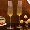 Premium Unbreakable Acrylic Champagne Flutes 4 Piece Clear Set
