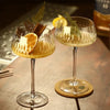 Premium Elegant 2 Piece Champagne Cocktail Glass Set