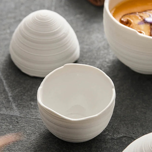 Ovum Luxury Ceramic Serving Bowl For Fruit Desserts And Soups