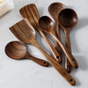 Premium Acacia Wood 8 Piece Cooking Kitchen Utensil Set