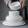 Ribbed Texture 25 Piece Dinnerware Set For Elegant Dining And Entertaining