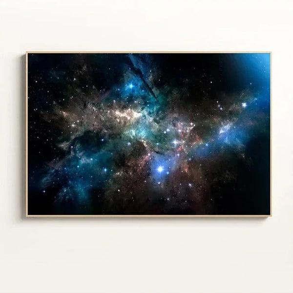 Custom Nebula Canvas Wall Art Cosmic Universe Print Home Decor