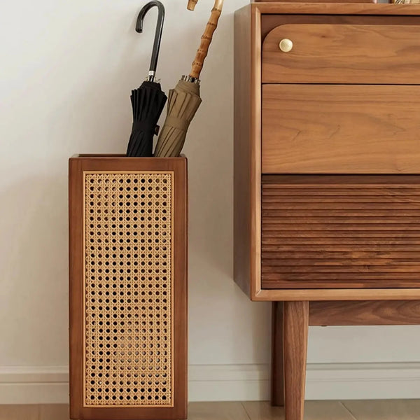Modern Boho Umbrella Stand Entryway Decor Artistic Home Accent Organizer